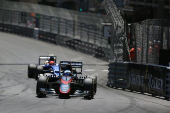 World © Octane Photographic Ltd. McLaren Honda MP4/30 – Fernando Alonso. Sunday 24th May 2015, F1 Race, Monte Carlo, Monaco. Digital Ref: 1286LB1D8284