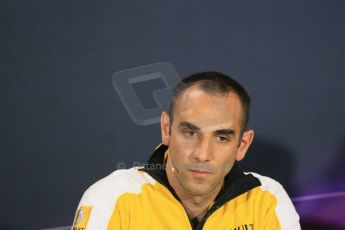 World © Octane Photographic Ltd. Renault Sport F1 Managing Director – Cyril Abiteboul. Thursday 21st May 2015, FIA Team Personnel Press Conference, Monte Carlo, Monaco. Digital Ref: 1276LB1D4247