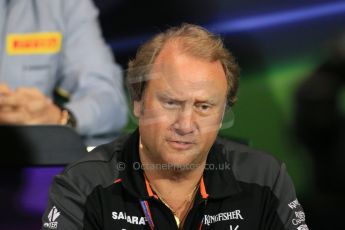 World © Octane Photographic Ltd. Sahara Force India Deputy Team Principal – Rob Fernley. Thursday 21st May 2015, FIA Team Personnel Press Conference, Monte Carlo, Monaco. Digital Ref: 1276LB1D4259
