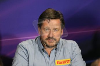 World © Octane Photographic Ltd. Pirelli Motorsport Director – Paul Hembery. Thursday 21st May 2015, FIA Team Personnel Press Conference, Monte Carlo, Monaco. Digital Ref: 1276LB1D4266