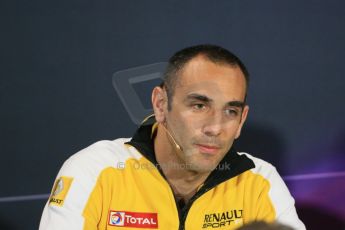 World © Octane Photographic Ltd. Renault Sport F1 Managing Director – Cyril Abiteboul. Thursday 21st May 2015, FIA Team Personnel Press Conference, Monte Carlo, Monaco. Digital Ref: 1276LB1D4274