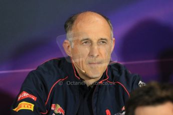 World © Octane Photographic Ltd. Scuderia Toro Rosso Team Principal – Franz Tost. Thursday 21st May 2015, FIA Team Personnel Press Conference, Monte Carlo, Monaco. Digital Ref: 1276LB1D4277