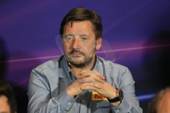 World © Octane Photographic Ltd. Pirelli Motorsport Director – Paul Hembery. Thursday 21st May 2015, FIA Team Personnel Press Conference, Monte Carlo, Monaco. Digital Ref: 1276LB1D4280