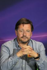 World © Octane Photographic Ltd. Pirelli Motorsport Director – Paul Hembery. Thursday 21st May 2015, FIA Team Personnel Press Conference, Monte Carlo, Monaco. Digital Ref: 1276LB1D4297