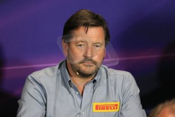 World © Octane Photographic Ltd. Pirelli Motorsport Director – Paul Hembery. Thursday 21st May 2015, FIA Team Personnel Press Conference, Monte Carlo, Monaco. Digital Ref:1276LB1D4331