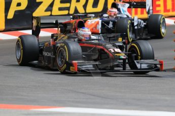 World © Octane Photographic Ltd. Thursday 21st May 2015. Rapax – Sergey Sirotkin and Trident – Raffaele Marciello. GP2 Practice – Monaco, Monte-Carlo. Digital Ref. : 1273CB7D3057