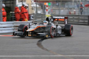 World © Octane Photographic Ltd. Thursday 21st May 2015. Hilmer Motorsport – Johnny Cecotto. GP2 Qualifying – Monaco, Monte-Carlo. Digital Ref. : 1275CB7D3841