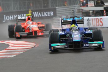 World © Octane Photographic Ltd. Thursday 21st May 2015. Carlin – Julian Leal and Arden International – Norman Nato. GP2 Qualifying – Monaco, Monte-Carlo. Digital Ref. : 1275CB7D4005