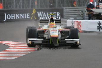 World © Octane Photographic Ltd. Thursday 21st May 2015. Campos Racing – Rio Haryanto. GP2 Qualifying – Monaco, Monte-Carlo. Digital Ref. : 1275CB7D4010