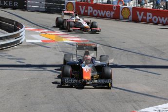 World © Octane Photographic Ltd. Friday 22nd May 2015. Trident – Raffaele Marciello and Campos Racing – Arthur Pic. GP2 Race 1 – Monaco, Monte-Carlo. Digital Ref. : 1278CB7D4451