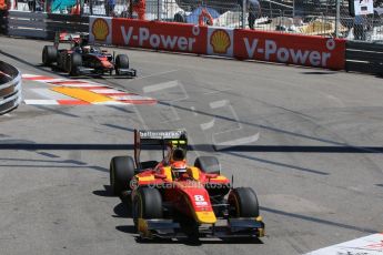 World © Octane Photographic Ltd. Friday 22nd May 2015. Racing Engineering – Alexander Rossi and ART Grand Prix – Stoffel Vandoorne. GP2 Race 1 – Monaco, Monte-Carlo. Digital Ref. : 1278CB7D4800