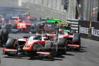 World © Octane Photographic Ltd. Friday 22nd May 2015. MP Motorsport – Sergio Canamasas. GP2 Race 1 – Monaco, Monte-Carlo. Digital Ref. : 1278LB1D4878
