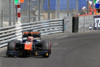 World © Octane Photographic Ltd. Friday 22nd May 2015. Trident – Raffaele Marciello. GP2 Race 1 – Monaco, Monte-Carlo. Digital Ref. : 1278LB1D5099
