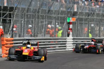 World © Octane Photographic Ltd. Friday 22nd May 2015. Racing Engineering – Jordan King and Rapax – Sergey Sirotkin. GP2 Race 1 – Monaco, Monte-Carlo. Digital Ref. : 1278LB1D5195