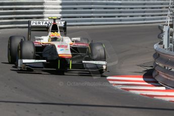 World © Octane Photographic Ltd. Friday 22nd May 2015. Campos Racing – Rio Haryanto. GP2 Race 1 – Monaco, Monte-Carlo. Digital Ref. : 1278LB1D5277