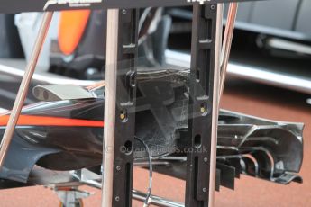 World © Octane Photographic Ltd. McLaren Honda MP4/30 nose detail. Thursday 21st May 2015, F1 Practice 1, Monte Carlo, Monaco. Digital Ref: 1272CB1L9500