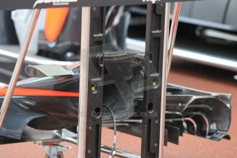 World © Octane Photographic Ltd. McLaren Honda MP4/30 nose detail. Thursday 21st May 2015, F1 Practice 1, Monte Carlo, Monaco. Digital Ref: 1272CB1L9500