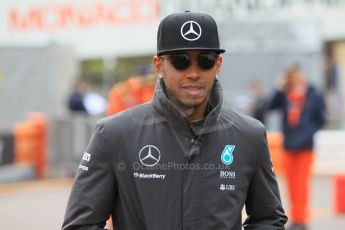 World © Octane Photographic Ltd. Mercedes AMG Petronas F1 W06 Hybrid – Lewis Hamilton. Thursday 21st May 2015, F1 Practice 1, Monte Carlo, Monaco. Digital Ref: 1272CB1L9552