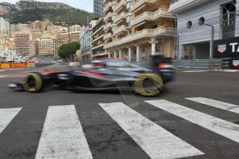 World © Octane Photographic Ltd. McLaren Honda MP4/30 – Fernando Alonso. Thursday 21st May 2015, F1 Practice 1, Monte Carlo, Monaco. Digital Ref: 1272CB1L9751