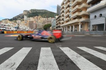 World © Octane Photographic Ltd. Scuderia Toro Rosso STR10 – Max Verstappen. Thursday 21st May 2015, F1 Practice 1, Monte Carlo, Monaco. Digital Ref: 1272CB1L9774