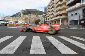 World © Octane Photographic Ltd. Scuderia Ferrari SF15-T– Kimi Raikkonen. Thursday 21st May 2015, F1 Practice 1, Monte Carlo, Monaco. Digital Ref: 1272CB1L9781