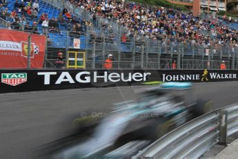 World © Octane Photographic Ltd. Mercedes AMG Petronas F1 W06 Hybrid – Nico Rosberg. Thursday 21st May 2015, F1 Practice 1, Monte Carlo, Monaco. Digital Ref: 1272CB1L9784