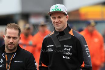 World © Octane Photographic Ltd. Sahara Force India VJM08 – Nico Hulkenberg. Thursday 21st May 2015, F1 Practice 1, Monte Carlo, Monaco. Digital Ref: 1272CB7D2635