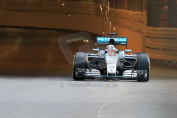 World © Octane Photographic Ltd. Mercedes AMG Petronas F1 W06 Hybrid – Lewis Hamilton. Thursday 21st May 2015, F1 Practice 1, Monte Carlo, Monaco. Digital Ref: 1272CB7D2726
