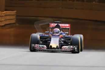 World © Octane Photographic Ltd. Scuderia Toro Rosso STR10 – Max Verstappen. Thursday 21st May 2015, F1 Practice 1, Monte Carlo, Monaco. Digital Ref: 1272CB7D2745
