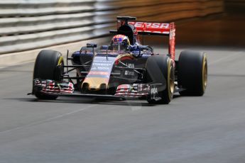 World © Octane Photographic Ltd. Scuderia Toro Rosso STR10 – Max Verstappen. Thursday 21st May 2015, F1 Practice 1, Monte Carlo, Monaco. Digital Ref: 1272CB7D2751