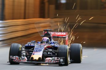 World © Octane Photographic Ltd. Scuderia Toro Rosso STR10 – Max Verstappen. Thursday 21st May 2015, F1 Practice 1, Monte Carlo, Monaco. Digital Ref: 1272CB7D2802