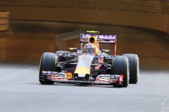 World © Octane Photographic Ltd. Infiniti Red Bull Racing RB11 – Daniil Kvyat. Thursday 21st May 2015, F1 Practice 1, Monte Carlo, Monaco. Digital Ref: 1272CB7D2845