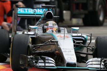 World © Octane Photographic Ltd. Mercedes AMG Petronas F1 W06 Hybrid – Lewis Hamilton. Thursday 21st May 2015, F1 Practice 1, Monte Carlo, Monaco. Digital Ref: 1272CB7D2975