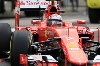 World © Octane Photographic Ltd. Scuderia Ferrari SF15-T– Kimi Raikkonen. Thursday 21st May 2015, F1 Practice 1, Monte Carlo, Monaco. Digital Ref: 1272CB7D3012