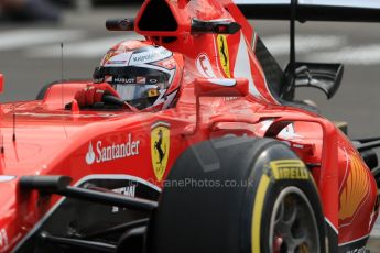 World © Octane Photographic Ltd. Scuderia Ferrari SF15-T– Kimi Raikkonen. Thursday 21st May 2015, F1 Practice 1, Monte Carlo, Monaco. Digital Ref: 1272CB7D3017