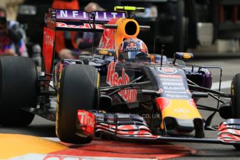 World © Octane Photographic Ltd. Infiniti Red Bull Racing RB11 – Daniil Kvyat. Thursday 21st May 2015, F1 Practice 1, Monte Carlo, Monaco. Digital Ref: 1272CB7D3021