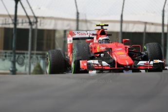World © Octane Photographic Ltd. Scuderia Ferrari SF15-T– Kimi Raikkonen. Thursday 21st May 2015, F1 Practice 1, Monte Carlo, Monaco. Digital Ref: 1272LB1D3263