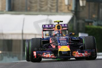 World © Octane Photographic Ltd. Infiniti Red Bull Racing RB11 – Daniil Kvyat. Thursday 21st May 2015, F1 Practice 1, Monte Carlo, Monaco. Digital Ref: 1272LB1D3300