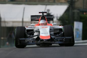 World © Octane Photographic Ltd. Manor Marussia F1 Team MR03 – William Stevens. Thursday 21st May 2015, F1 Practice 1, Monte Carlo, Monaco. Digital Ref: 1272LB1D3363
