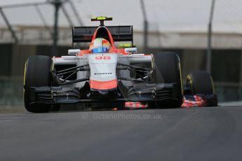 World © Octane Photographic Ltd. Manor Marussia F1 Team MR03 – Roberto Merhi. Thursday 21st May 2015, F1 Practice 1, Monte Carlo, Monaco. Digital Ref: 1272LB1D3417