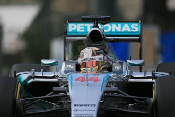 World © Octane Photographic Ltd. Mercedes AMG Petronas F1 W06 Hybrid – Lewis Hamilton. Thursday 21st May 2015, F1 Practice 1, Monte Carlo, Monaco. Digital Ref: 1272LB1D3464