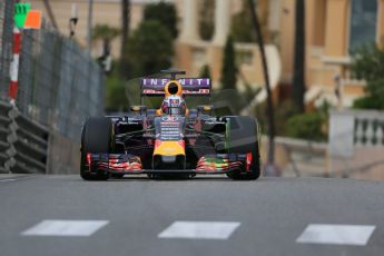 World © Octane Photographic Ltd. Infiniti Red Bull Racing RB11 – Daniel Ricciardo. Thursday 21st May 2015, F1 Practice 1, Monte Carlo, Monaco. Digital Ref: 1272LB1D3533
