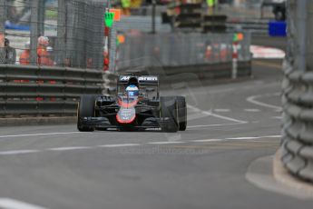 World © Octane Photographic Ltd. McLaren Honda MP4/30 – Fernando Alonso. Thursday 21st May 2015, F1 Practice 1, Monte Carlo, Monaco. Digital Ref: 1272LB1D3756