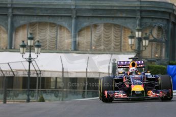 World © Octane Photographic Ltd. Infiniti Red Bull Racing RB11 – Daniel Ricciardo. Thursday 21st May 2015, F1 Practice 1, Monte Carlo, Monaco. Digital Ref: 1272LB5D2586