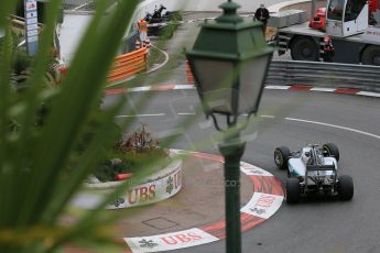 World © Octane Photographic Ltd. Mercedes AMG Petronas F1 W06 Hybrid – Nico Rosberg. Thursday 21st May 2015, F1 Practice 1, Monte Carlo, Monaco. Digital Ref: 1272LB5D2761