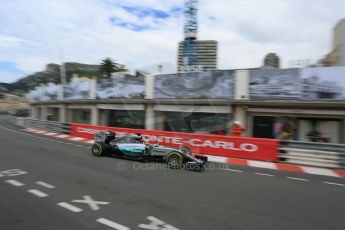 World © Octane Photographic Ltd. Mercedes AMG Petronas F1 W06 Hybrid – Lewis Hamilton. Thursday 21st May 2015, F1 Practice 1, Monte Carlo, Monaco. Digital Ref: 1272LB5D2913