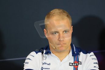 World © Octane Photographic Ltd. Williams Martini Racing – Valtteri Bottas. Wednesday 20th May 2015, FIA Drivers’ Press Conference, Monte Carlo, Monaco. Digital Ref: 1271LB1D3200