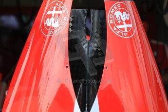 World © Octane Photographic Ltd. Scuderia Ferrari SF15-T sidepods. Wednesday 20th May 2015, F1 Pitlane, Monte Carlo, Monaco. Digital Ref: 1270CB1L9099