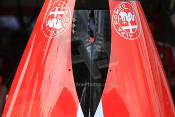 World © Octane Photographic Ltd. Scuderia Ferrari SF15-T sidepods. Wednesday 20th May 2015, F1 Pitlane, Monte Carlo, Monaco. Digital Ref: 1270CB1L9099