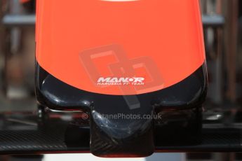 World © Octane Photographic Ltd. Manor Marussia F1 Team MR03. Wednesday 20th May 2015, F1 Pitlane, Monte Carlo, Monaco. Digital Ref: 1270CB1L9207